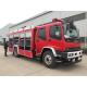 177kw 6 Wheeled Water Tank Fire Truck 6000L Capacity With Double Cabin