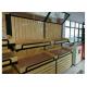 Double Layer Wooden Retail Display Shelves / Vegetables Display Rack With Mirror