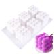 3D Bubble Mould Candle Molds Rubiks Silicone Ice Cube Mold Cake Mold