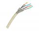 Network Solid Conductor Data Cable , 4 Twisted Pair Qualified Against U L LSZH Cat7 S / FTP LAN Cable