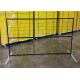 Powder Coating And PVC Coating Canada Temp Fencing Panels For Construction Site