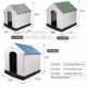 waterproof pet house large insulated plastic dog house, plastic dog kennel, Dog Product Plastic Durable Pet Dog House
