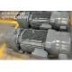 230V-400V Helical Inline Gearmotor Custom AC Gearmotors R37 DRS71M4/TF Blue Gray