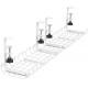 Upgrade Your Office Organization with White Under Desk Cable Management Tray and Clamp