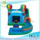 Hansel 2017 hot selling commercial PVC outdoor inflatable play area jumping castle slide for sale