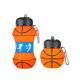 Silicone Collapsible Water Bottles Pop Its Water Bottle For Toddlers Camping Cup With Carabiner