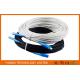 Outdoor Fiber Optic Patch Cord FTTH Network Patch Cable 1 Core SC / UPC - SC / UPC 40M