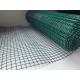 12.7mm Green PVC Coated Wire Mesh Fencing Rolls 1.3mm Thickness For Cage