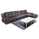 Sectional genuine leather sofa furninture 1+3+chaise h992
