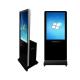 43 Floor Standing Digital Touch Screen Signage AD Player With A4 Printer