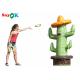 Inflatable Outdoor Games PVC Tarpaulin Inflatable Cactus Ring Toss Puncture Proof