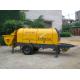 Stationary Trailer Mounted Concrete Pump HBT80.13.110S With Motor Power