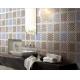 Mosaic tile design recycled glass mosaic square pattern for wash room