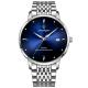 135g Weight Stainless Steel Quartz Wrist Watch with Pointer Display