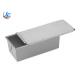 RK Bakeware China Foodservice NSF 750g Aluminum Pullman Bread Pan Drop On Bread Pan Lid Pullman Loaf Pan For Industry