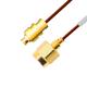 0.047 5G Semi Rigid Coax Cable Sma Male Straight Plug Te 1996771-1 To Smpm Female Jack