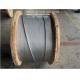 ASTM B498 Galvanized Guy Wire , 1*7 1*19 Galvanized Wire Rope With Strong Adhesion