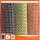 8X8 woven style textilene mesh fabric in PVC coated wire mix three colors suit outdoor