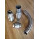 OEM 89mm Interlock Flex Pipe Stainless Steel Flexible Exhaust Tubing