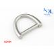 Pearl Color D Ring Buckle 19mm Size Zinc Alloy Bridge Shape OEM Or ODM Accepted