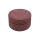Red Glass Lid 8*8*5cm Jewelry Storage Box With Handle