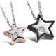 New Fashion Tagor Jewelry 316L Stainless Steel couple Pendant Necklace TYGN298