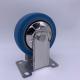 Thermoplastic Rubber Rigid Plate Caster Wheels 4 Inch
