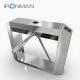 Commercial Access Control Waist High Turnstile Semi Auto Waterproof Stable
