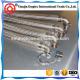 Industrial standard stailess steel braid surface inner pvc coated flexible metal hose