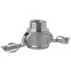 Head Code Cylindrical Camlock Fitting for 304 316 Stainless Steel Pipes and Tubes