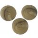 4 Hole Plastic Coat Buttons Brown Color 25mm Use For Coat Sweater Jacket