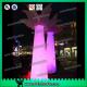 3M 210T Polyester Cloth Event Decoration Inflatable Flower Tree Pillar