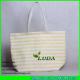 LDZB-013 fashion women striped beach bag cheap china  paper straw bag