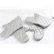 Long  Customized Patterns  Silver Oven Mitts  Good Stain Resistant Function
