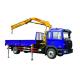 Durable 11meters Truck Mounted Crane 6300kg For Lifting Construction Materials