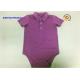 Polo Collar Newborn Baby Bodysuits / Baby Girl Short Sleeve Bodysuit With Button Closured