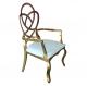 Flower Design Arm Chair Reception Chair Dining Chair For Wedding