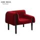Accent Single Seater Armchair Cuddle One Seater Couch Leather Red Pink Blue