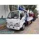 ELF ISUZU Truck Mounted Crane 98hp 4X2 3 Arm Lifting Boom