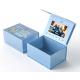 Customized print gift box with tft screen video card digital lcd brochure