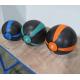 Crossfit Two Color Bouncing Medicine Ball Rubber Material OEM Logo