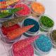 Eco Friendly Iridescent Rainbow Glitter For Nails Coating Ink Pigment