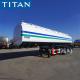 tri-axle diesel fuel trailer carbon steel 40,000/42000 liters fuel tank trailer