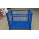 Galvanized Foldable Steel Wire Mesh Storage Container