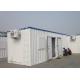 Welding Light Steel Structure House With Fiber Glass Wool As Insulation