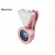 Macro Clip - On Universal Phone Selfie Lens LED Flashlight With Wide Angle 140 Degrees
