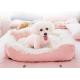  				Cute Design Fleece Bows Pet Pads Cushion Warm Dog Beds 	        