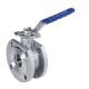 Flanged One Piece Wafer Stainless Steel Ball Valves Full Bore Class 150