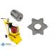Tct Carbide Scarifier Cutters For Edco / Airtec / Sase / Kutrite Scarifying Tools