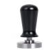 Black Mechanical Espresso Tamper With Spring 58mm Adjustable Grip Black